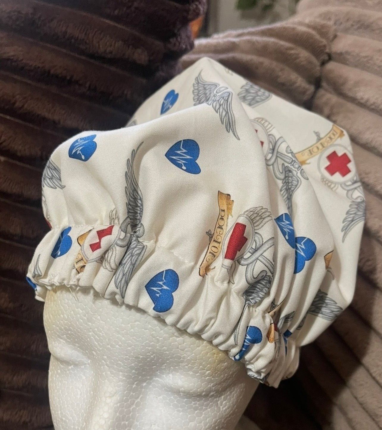 (B)ONE SIDE WITH NURSE BONNETS INITIALS