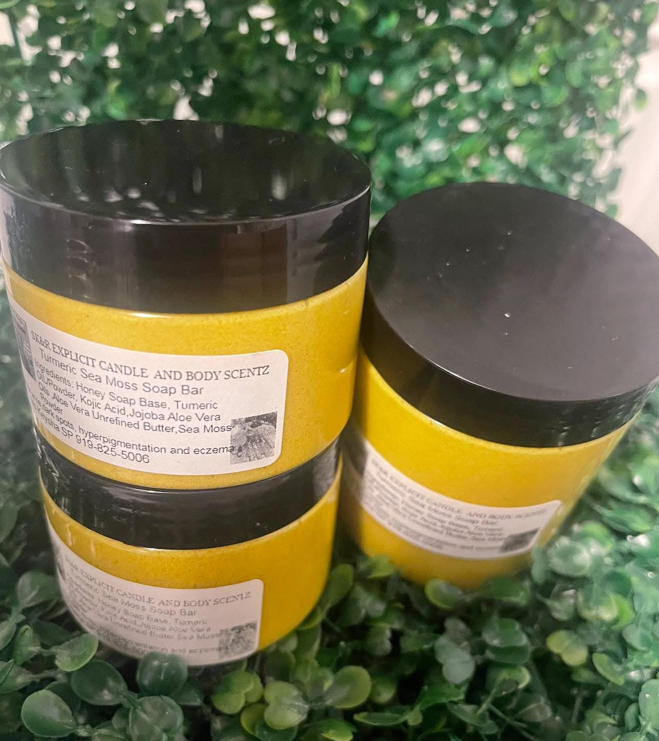 TURMERIC SEA-MOSS DETOX SUGAR SCRUB 4OZ