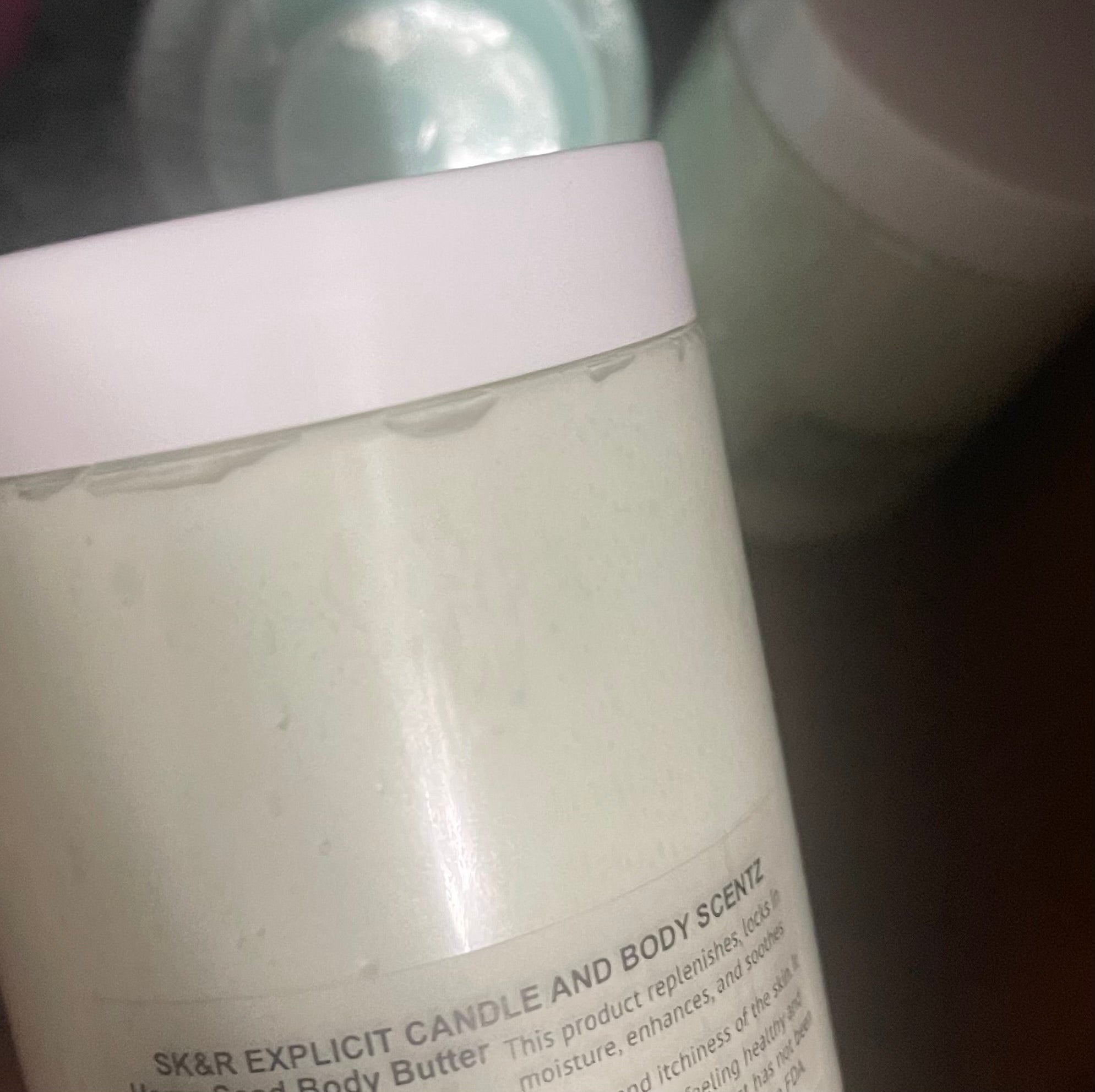 SHEA BUTTER BABY POWDER FACE AND BODY CREAM 4OZ