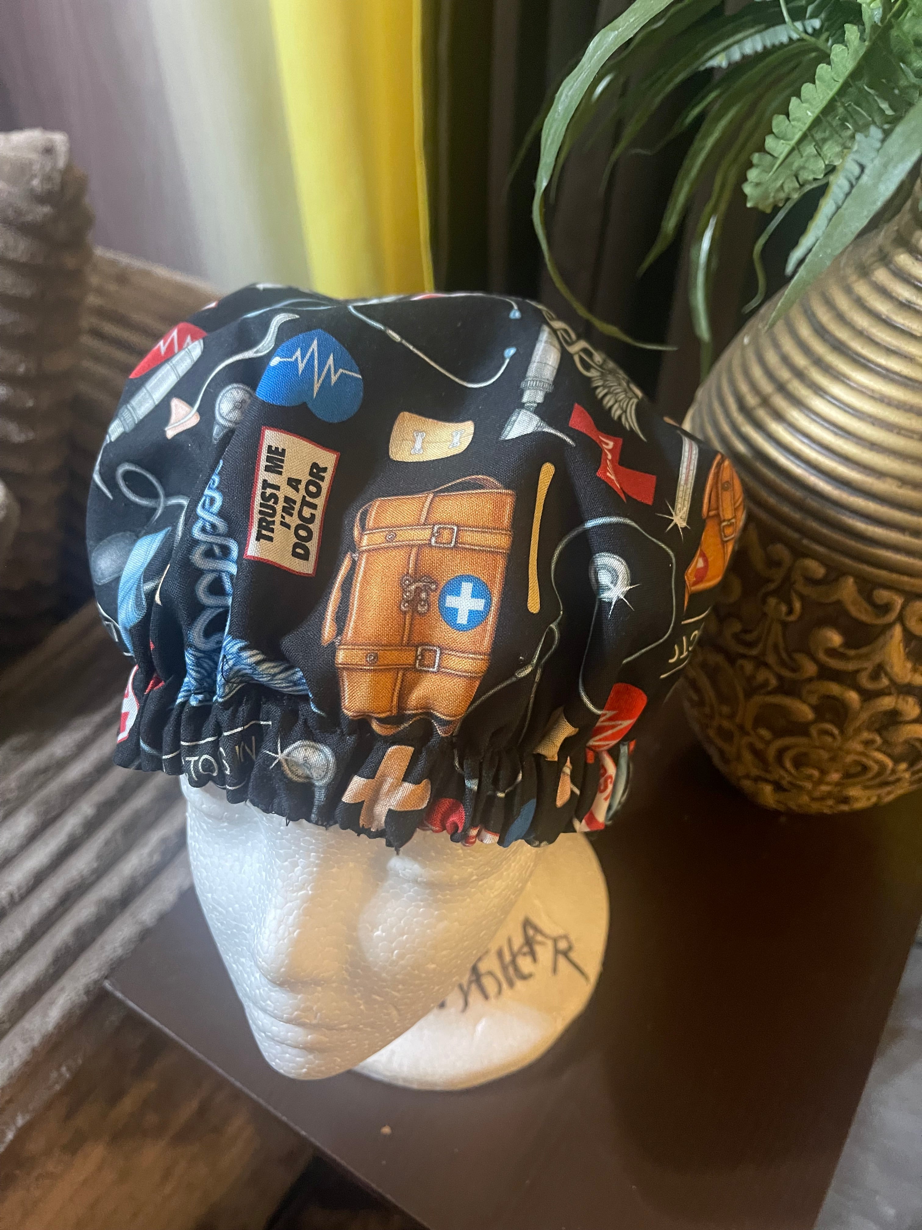 (B)ONE SIDE WITH NURSE BONNETS INITIALS