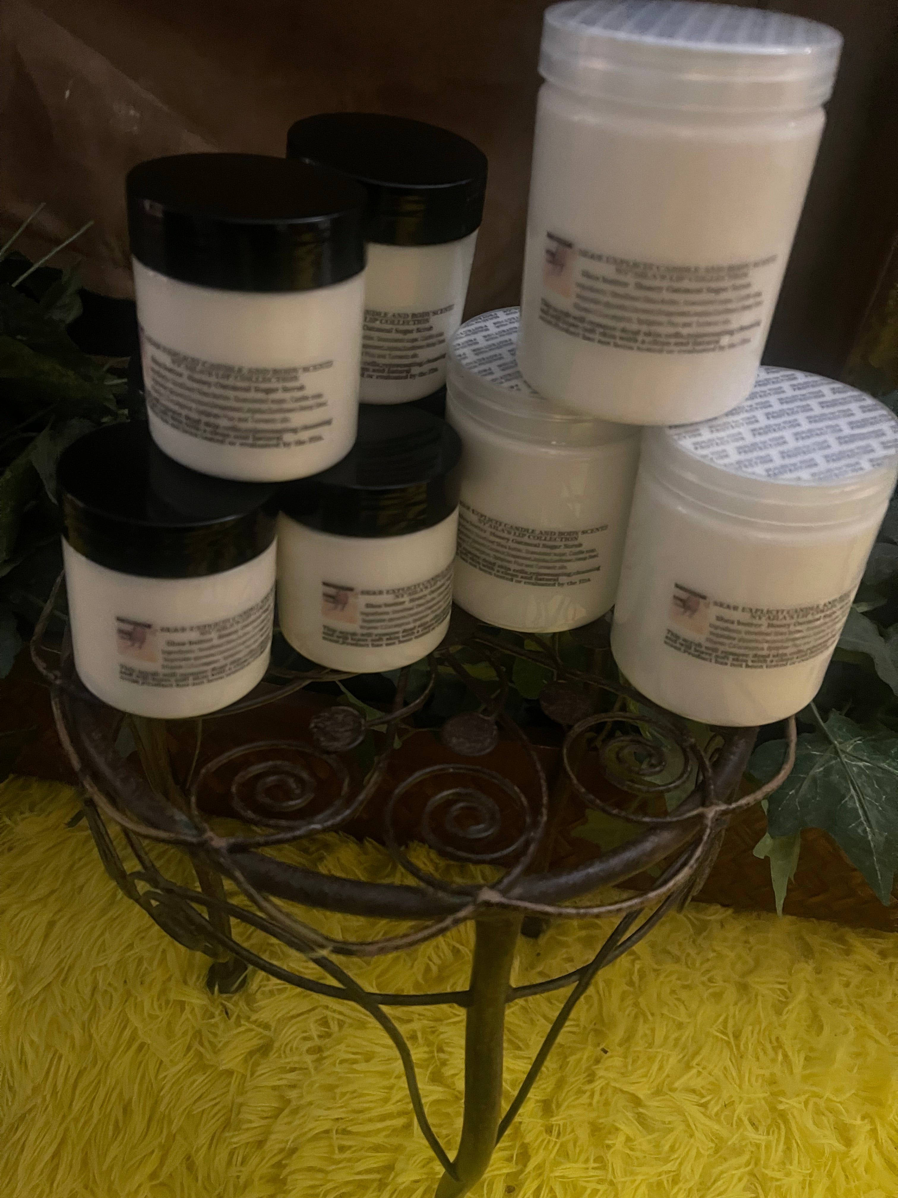 SHEA BUTTER HONEY OATMEAL SUGAR SCRUB 4OZ