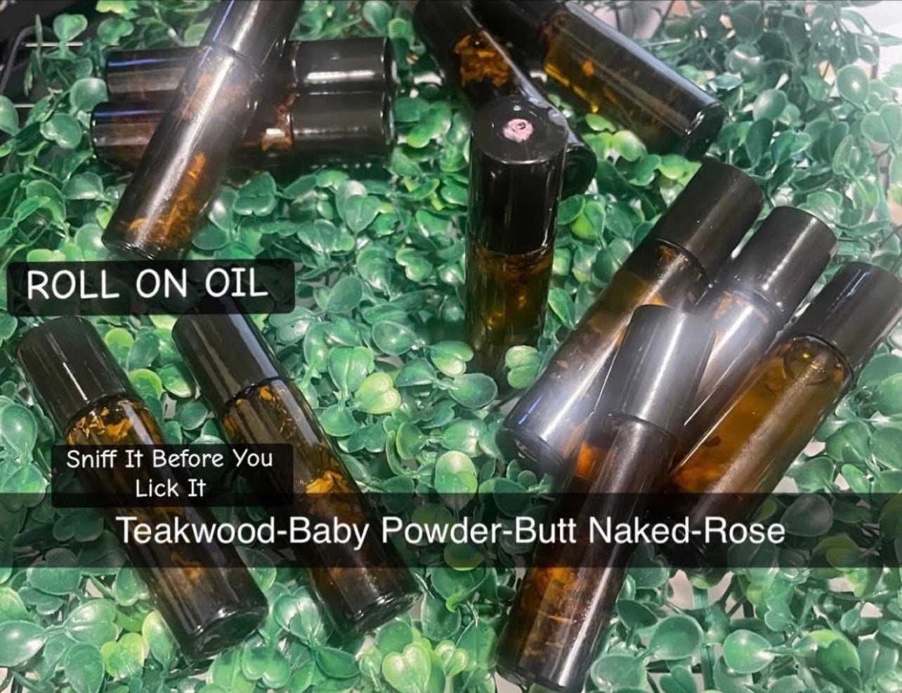 BABY POWDER BODY HAIR BEARD OIL (0.27)OZ
