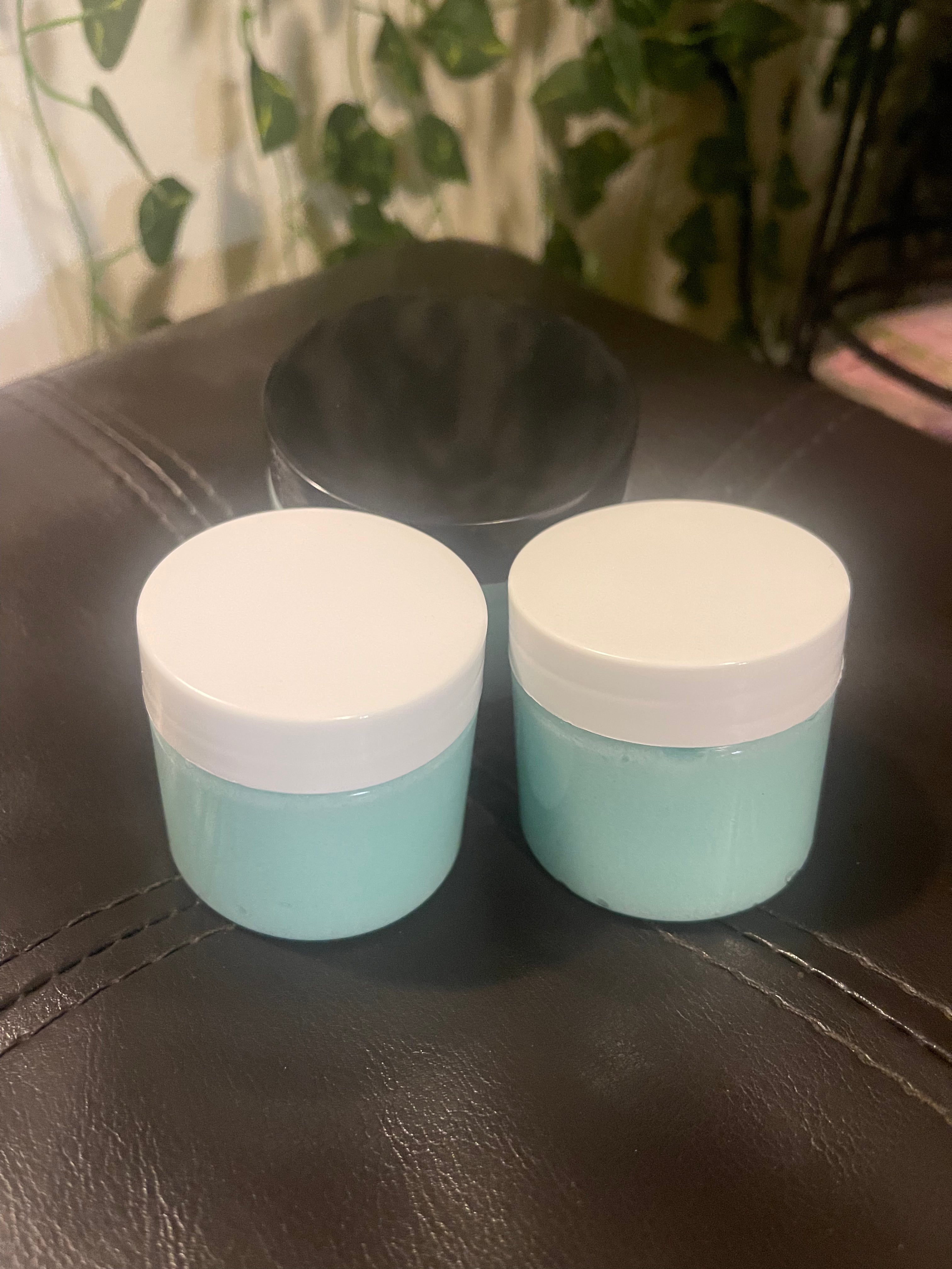 SHEA BUTTER BABY POWDER SUGAR SCRUB (4OZ)