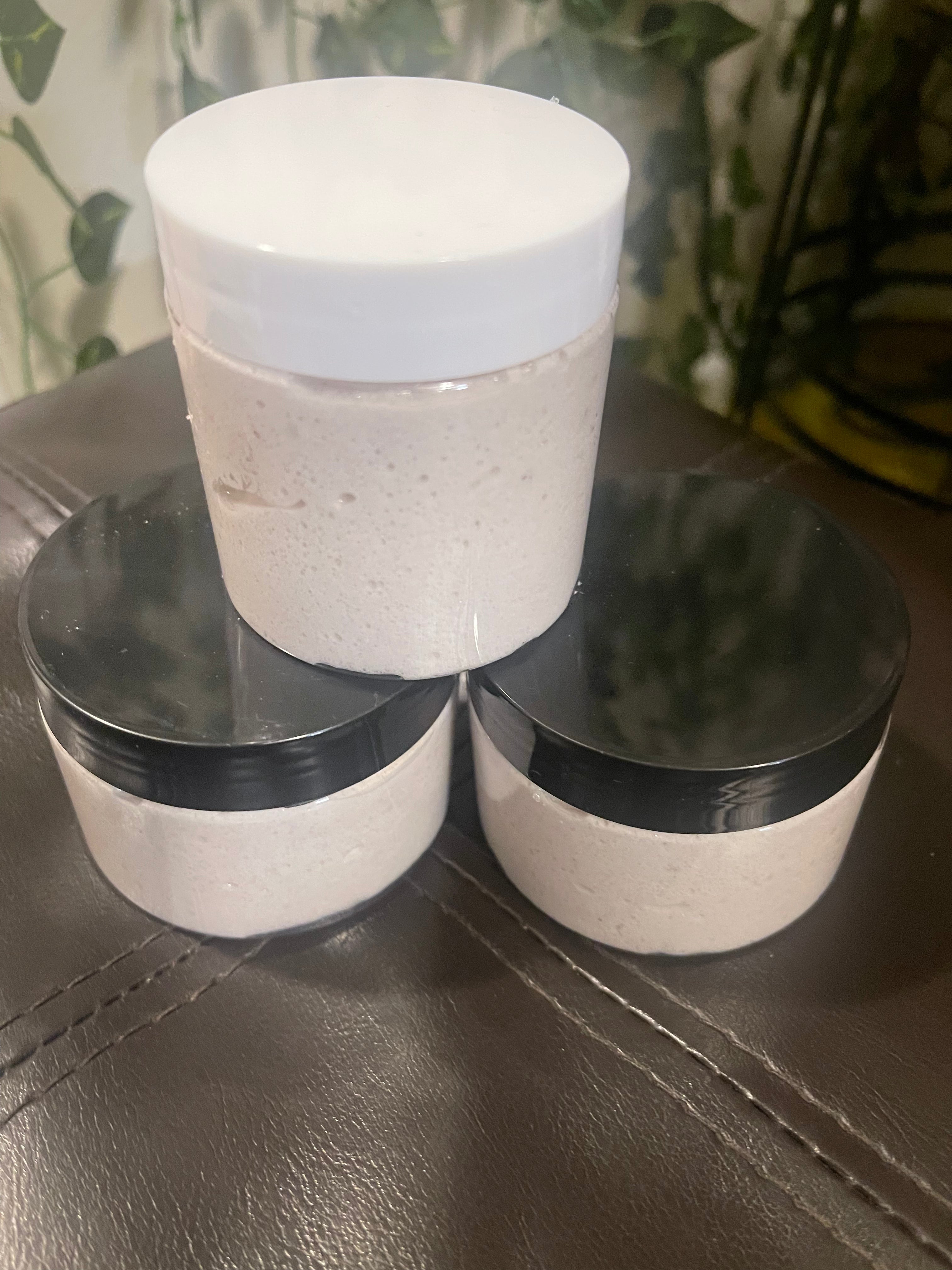 SHEA BUTTER SNIFF IT BEFORE YOU LICK IT “TEAKWOOD” SUGAR SCRUB (4OZ)