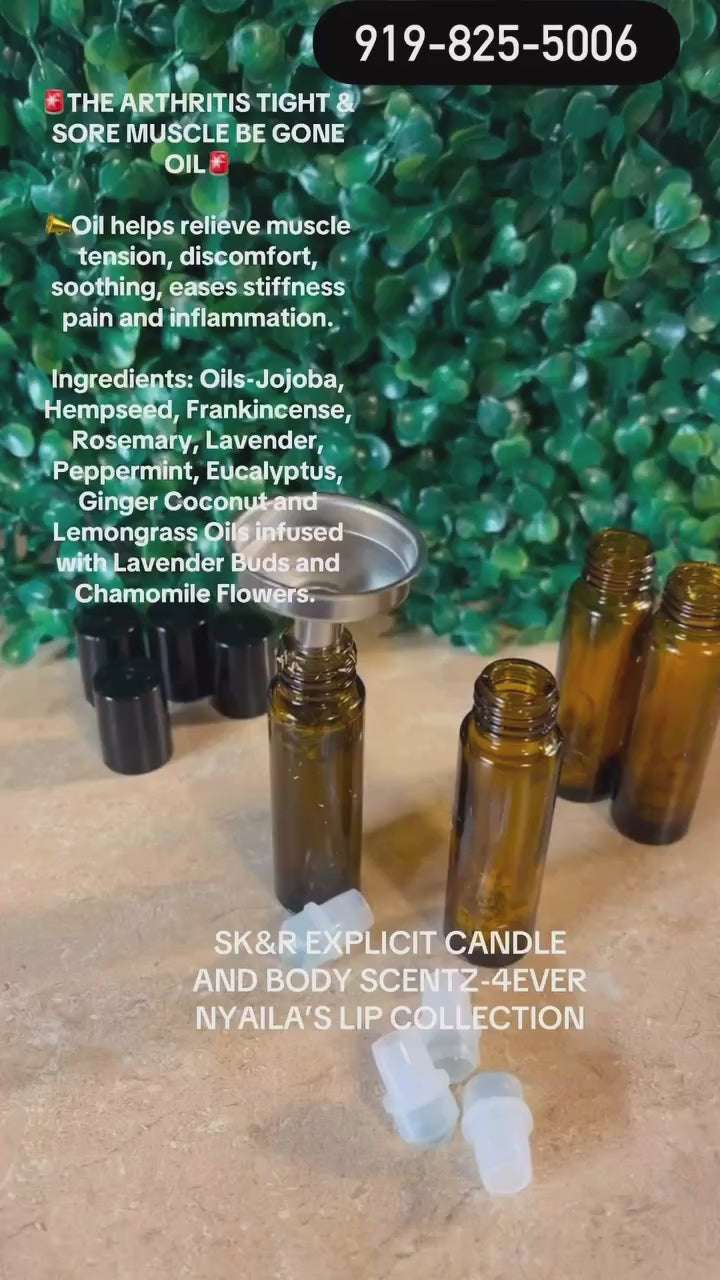 ARTHRITIS TIGHT SORE MUSCLE BE GONE OIL (0.27)OZ ROLL ON